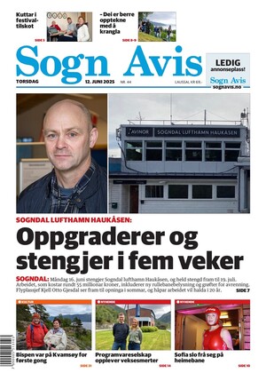 Forside Sogn Avis