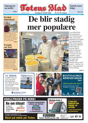 Forside Totens Blad