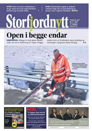 Forside Storfjordnytt