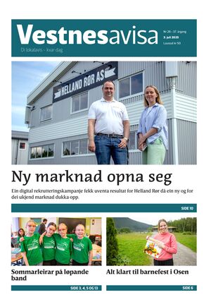 Forside Vestnesavisa
