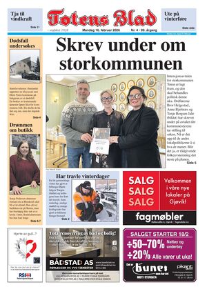 Forside Totens Blad