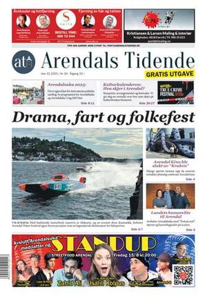 Forside Arendals Tidende