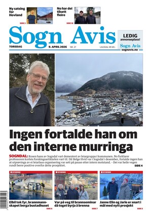 Forside Sogn Avis