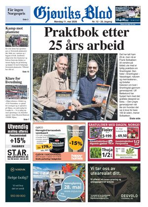 Forside Gjøviks Blad