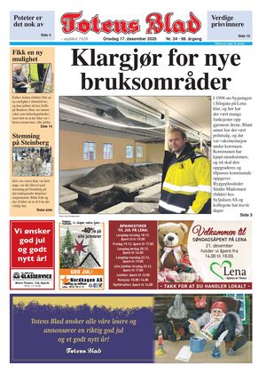Forside Totens Blad