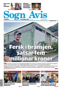 Forside Sogn Avis