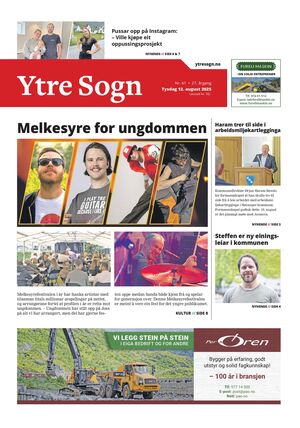 Forside Ytre Sogn