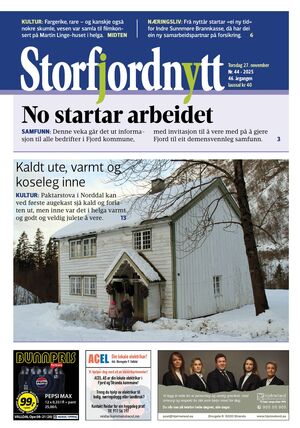 Forside Storfjordnytt