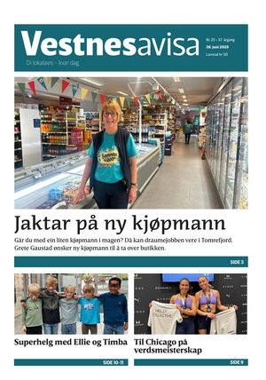 Forside Vestnesavisa