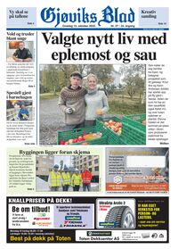 Forside Gjøviks Blad