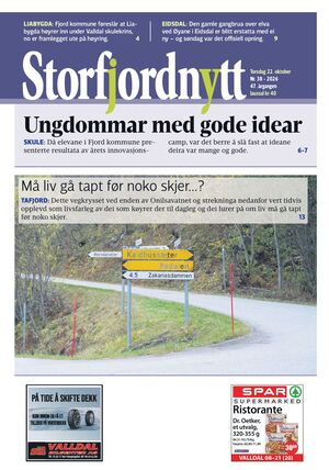 Forside Storfjordnytt