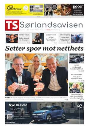 Forside TS Sørlandsavisen