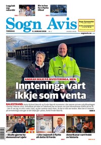 Forside Sogn Avis