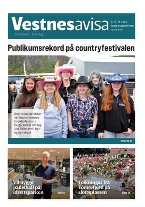 Forside Vestnesavisa