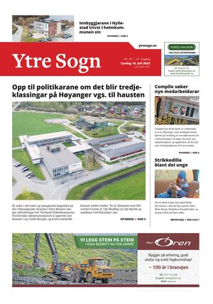 Forside Ytre Sogn