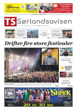 Forside TS Sørlandsavisen