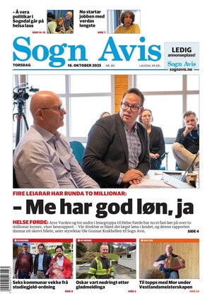 Forside Sogn Avis