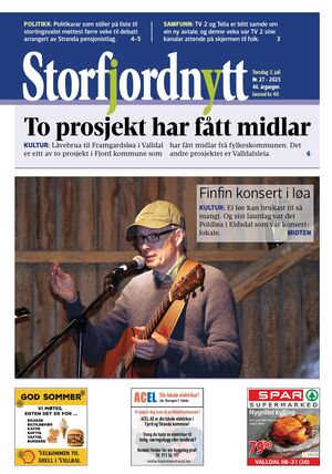 Forside Storfjordnytt