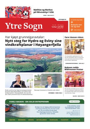 Forside Ytre Sogn