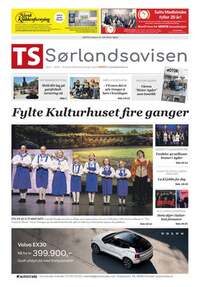 Forside TS Sørlandsavisen
