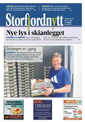 Forside Storfjordnytt