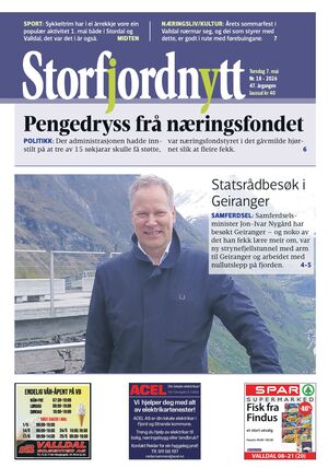 Forside Storfjordnytt