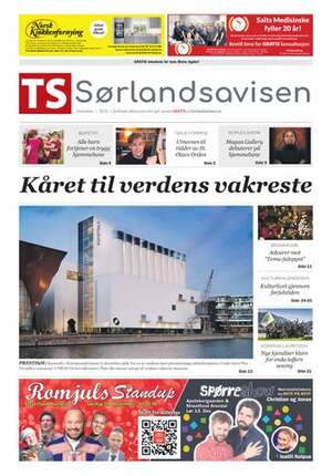 Forside TS Sørlandsavisen
