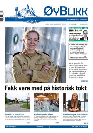 Forside Øy-Blikk