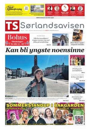 Forside TS Sørlandsavisen