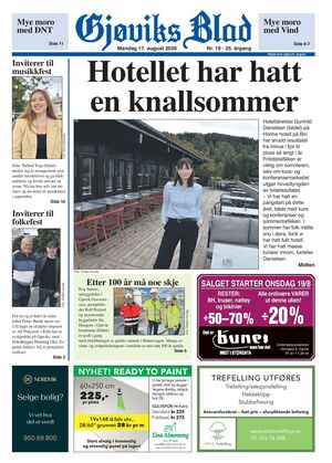 Forside Gjøviks Blad