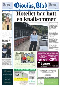 Forside Gjøviks Blad