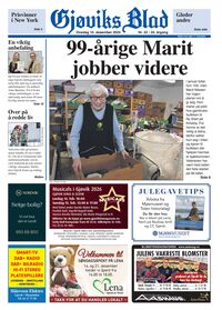 Forside Gjøviks Blad