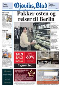 Forside Gjøviks Blad