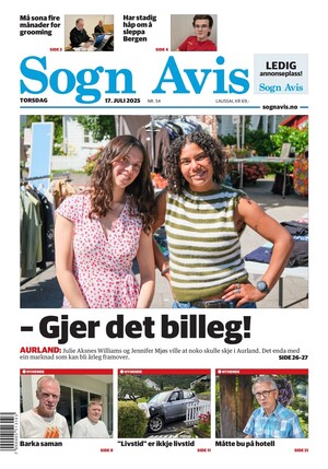 Forside Sogn Avis