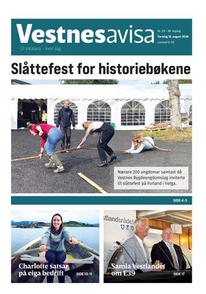Forside Vestnesavisa