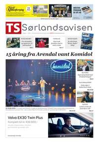 Forside TS Sørlandsavisen