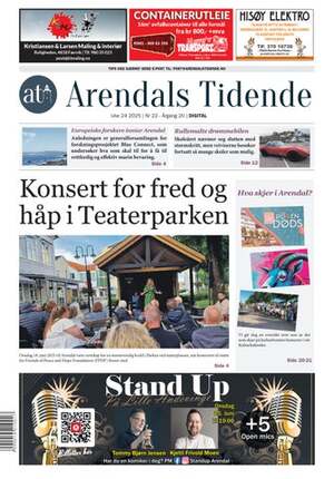 Forside Arendals Tidende