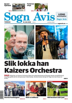 Forside Sogn Avis