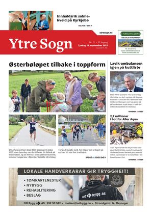 Forside Ytre Sogn