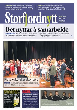 Forside Storfjordnytt