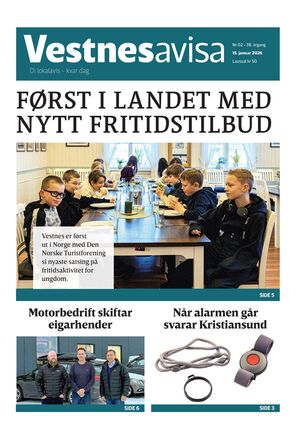 Forside Vestnesavisa