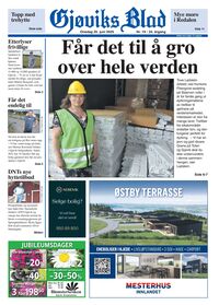 Forside Gjøviks Blad