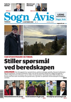 Forside Sogn Avis
