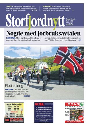 Forside Storfjordnytt