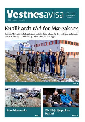 Forside Vestnesavisa