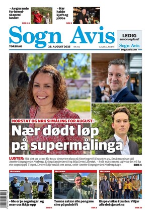 Forside Sogn Avis